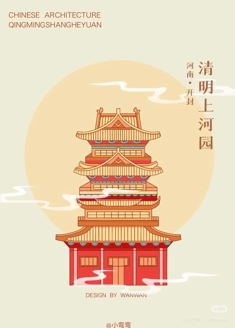 河南元素亚克力灯具:清明上河园